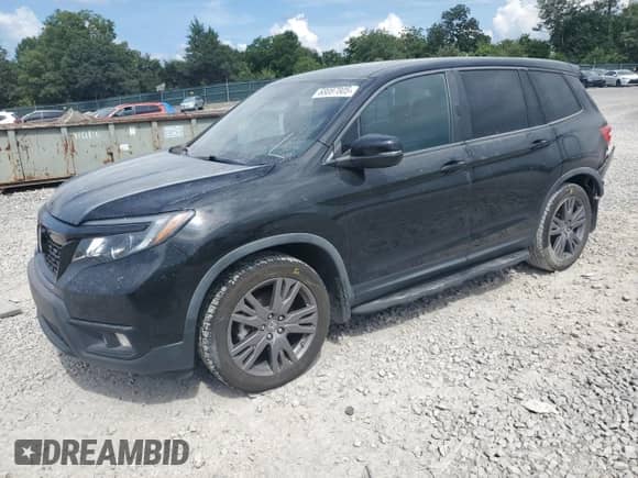 2020 Honda Passport EX-L with VIN 5FNYF7H51LB001285, listed as a Copart auction lot 68087805 with 91,366 mi miles and Salvage title. Bid and sale history available at DreamBid. Image 1.