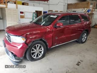 2014 Dodge Durango Limited with VIN 1C4RDJDG9EC419852, listed as a Copart auction lot 71790935 with 154,072 mi miles and Salvage title. Bid and sale history available at DreamBid. Image 1.