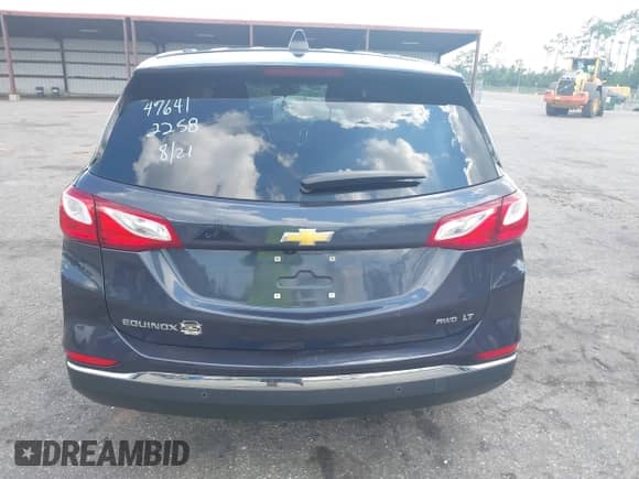 2019 Chevrolet Equinox LT with VIN 3GNAXUEV7KS502258, listed as a IAAI auction lot 43102276 with 105,216 mi miles and . Bid and sale history available at DreamBid. Image 16.