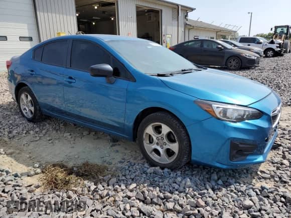 2017 Subaru Impreza with VIN 4S3GKAA62H3617749, listed as a Copart auction lot 80185095 with 91,379 mi miles and Salvage title. Bid and sale history available at DreamBid. Image 4.