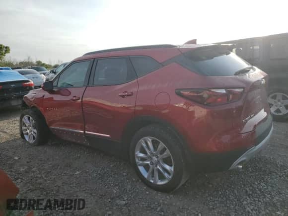 2019 Chevrolet Blazer with VIN 3GNKBHRS4KS691087, listed as a Copart auction lot 65340445 with 56,434 mi miles and Salvage title. Bid and sale history available at DreamBid. Image 2.
