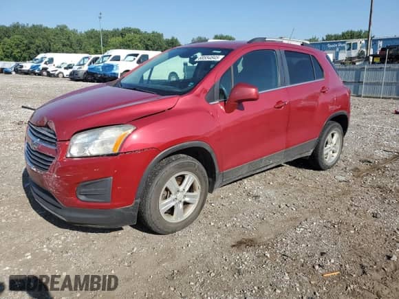 2015 Chevrolet Trax LT z VIN KL7CJRSB2FB160470, wystawiony jako Copart lot #68554845 z przebiegiem 197 058 mil mil oraz Szkoda całkowita • Salvage title. Historia ofert i sprzedaży dostępna na DreamBid. Obrazek 1.