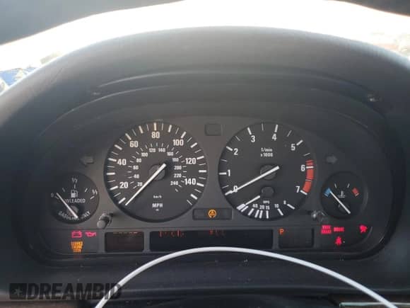 1999 BMW 7 Series 740iL with VIN WBAGH833XXDP05142, listed as a Copart auction lot 74104394 with Not provided miles and Salvage title. Bid and sale history available at DreamBid. Image 9.