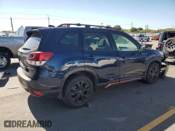 2020 Subaru Forester Special Sports z VIN JF2SKARC1LH593493, wystawiony jako Copart lot #72087835 z przebiegiem 35 572 mil mil oraz Szkoda całkowita • Salvage title. Historia ofert i sprzedaży dostępna na DreamBid. Obrazek 3.
