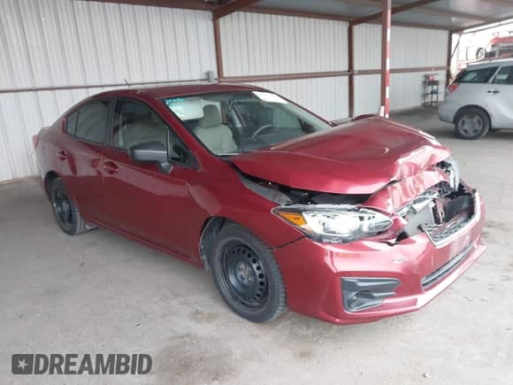 2019 Subaru Impreza with VIN 4S3GKAA67K3611677, listed as a IAAI auction lot 43447182 with 63,760 mi miles and . Bid and sale history available at DreamBid. Image 1.
