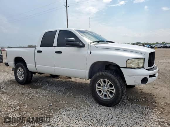 2004 Dodge 2500 SLT with VIN 3D7KU28C14G183682, listed as a Copart auction lot 69176055 with 229,959 mi miles and Salvage title. Bid and sale history available at DreamBid. Image 4.