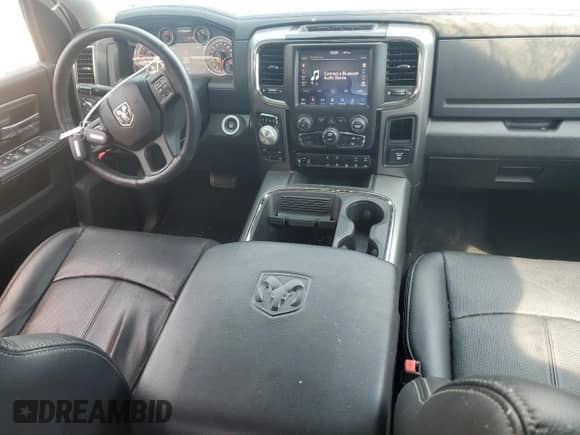 2018 Ram 1500 Sport with VIN 1C6RR7UT9JS170283, listed as a Copart auction lot 57828685 with 73,643 mi miles and Salvage title. Bid and sale history available at DreamBid. Image 8.