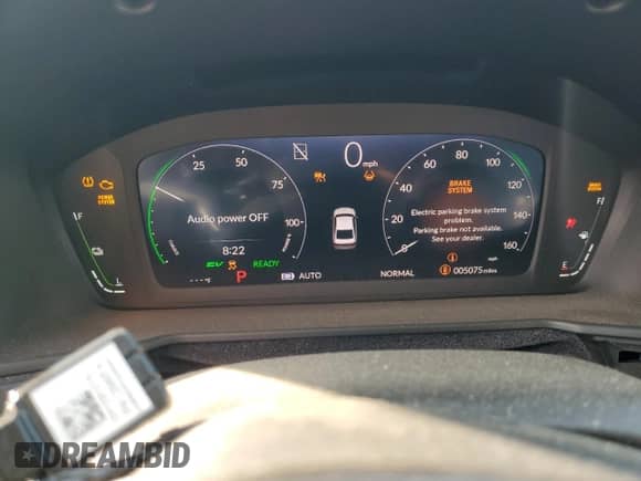 2024 Honda Accord EX-L with VIN 1HGCY2F6XRA030452, listed as a Copart auction lot 81621175 with 5,075 mi miles and Salvage title. Bid and sale history available at DreamBid. Image 9.