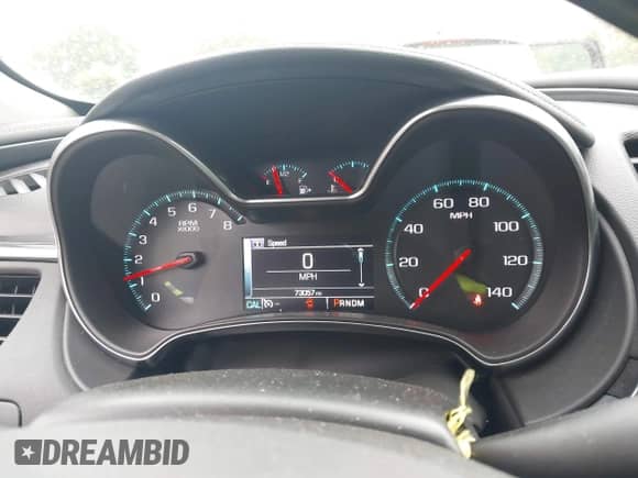 2016 Chevrolet Impala LTZ with VIN 1G1145S33GU140617, listed as a IAAI auction lot 42943005 with 73,057 mi miles and . Bid and sale history available at DreamBid. Image 7.