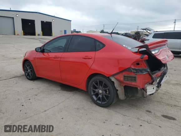 2016 Dodge Dart SE with VIN 1C3CDFAA1GD625350, listed as a Copart auction lot 70354675 with 129,057 mi miles and Clean title. Bid and sale history available at DreamBid. Image 2.