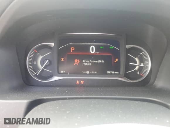 2023 Honda Passport EX-L with VIN 5FNYF8H52PB032413, listed as a Copart auction lot 55748205 with 78,758 mi miles and Salvage title. Bid and sale history available at DreamBid. Image 9.