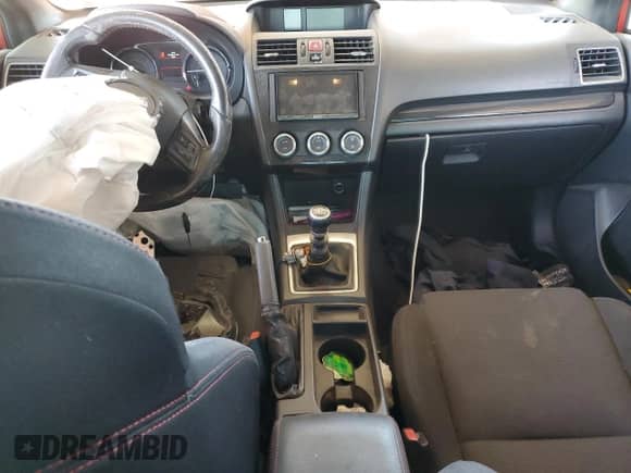 2015 Subaru WRX Premium with VIN JF1VA1D66F9825560, listed as a Copart auction lot 66412915 with 105,406 mi miles and Salvage title. Bid and sale history available at DreamBid. Image 8.