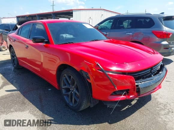 2019 Dodge Charger SXT z VIN 2C3CDXBG7KH666182, wystawiony jako IAAI lot #43265944 z przebiegiem 94 438 mil mil oraz . Historia ofert i sprzedaży dostępna na DreamBid. Obrazek 1.