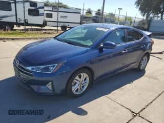 2020 Hyundai Elantra SEL with VIN 5NPD84LF8LH571812, listed as a Copart auction lot 85376295 with 140,921 mi miles and Salvage title. Bid and sale history available at DreamBid. Image 1.