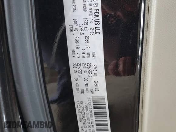 2018 Dodge Grand Caravan SXT with VIN 2C4RDGCGXJR208164, listed as a Copart auction lot 63676745 with 91,040 mi miles and Salvage title. Bid and sale history available at DreamBid. Image 13.