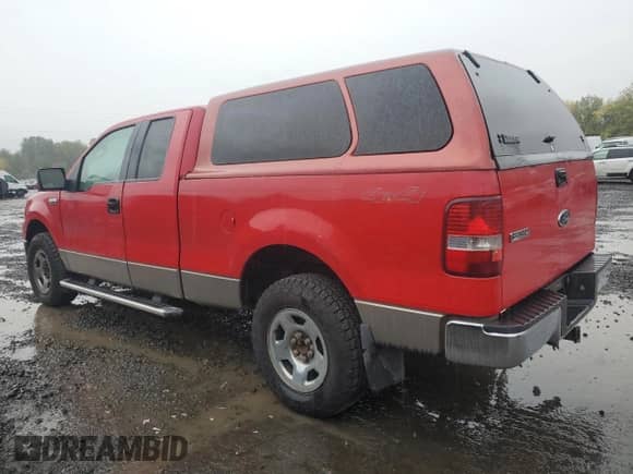 2005 Ford F-150 XLT with VIN 1FTPX14585NA25826, listed as a Copart auction lot 82778065 with 204,008 mi miles and Clean title. Bid and sale history available at DreamBid. Image 2.