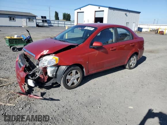2009 Chevrolet Aveo 1LT с VIN KL1TD56EX9B603452, выставлен на аукционе Copart как лот 69621435 с пробегом 104 666 миль миль и Списание • Salvage title. История ставок и продаж доступна на DreamBid. Изображение 1.