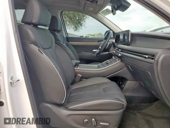 2024 Hyundai Palisade SEL with VIN KM8R44GE7RU788619, listed as a Copart auction lot 80677015 with 13,195 mi miles and Salvage title. Bid and sale history available at DreamBid. Image 7.