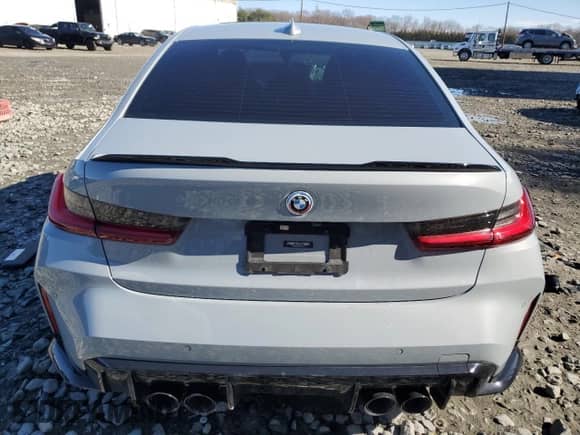 2022 BMW M3 с VIN WBS53AY00NFL69414, выставлен на аукционе Copart как лот 49531325 с пробегом 20 837 миль миль и Списание • Salvage title. История ставок и продаж доступна на DreamBid. Изображение 6.