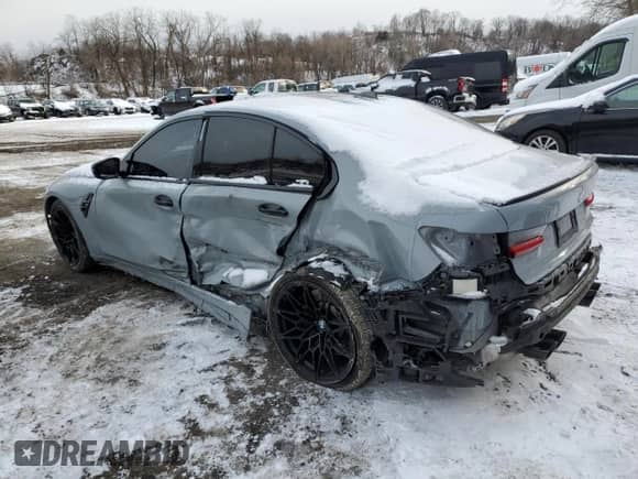 2021 BMW M3 с VIN WBS53AY01MFL20155, выставлен на аукционе Copart как лот 88773105 с пробегом 48 612 миль миль и Списание • Salvage title. История ставок и продаж доступна на DreamBid. Изображение 2.