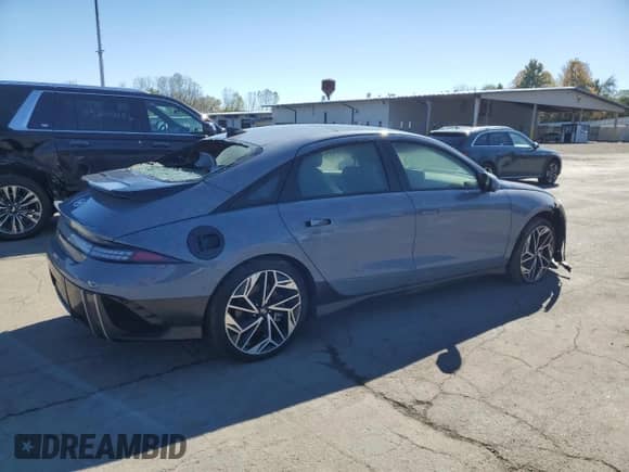 2024 Hyundai Ioniq 6 Limited с VIN KMHM54AC2RA054888, выставлен на аукционе Copart как лот 82397725 с пробегом Не указан миль и Списание • Salvage title. История ставок и продаж доступна на DreamBid. Изображение 3.