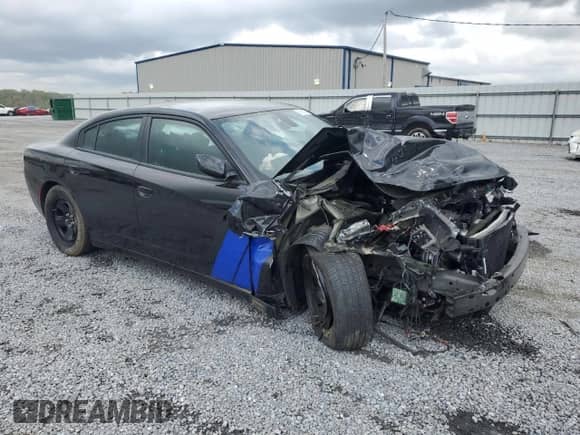 2023 Dodge Charger Police z VIN 2C3CDXAT4PH643318, wystawiony jako Copart lot #51910875 z przebiegiem Nie podano mil oraz Szkoda całkowita • Salvage title. Historia ofert i sprzedaży dostępna na DreamBid. Obrazek 4.
