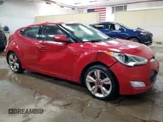 2012 Hyundai Veloster w/Black Int z VIN KMHTC6AD3CU049324, wystawiony jako Copart lot #85596195 z przebiegiem 171 178 mil mil oraz Szkoda całkowita • Salvage title. Historia ofert i sprzedaży dostępna na DreamBid. Obrazek 4.