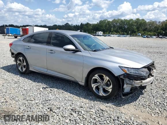 2018 Honda Accord EX-L с VIN 1HGCV1F52JA106499, выставлен на аукционе Copart как лот 80058555 с пробегом 85 984 миль миль и Списание • Salvage title. История ставок и продаж доступна на DreamBid. Изображение 4.