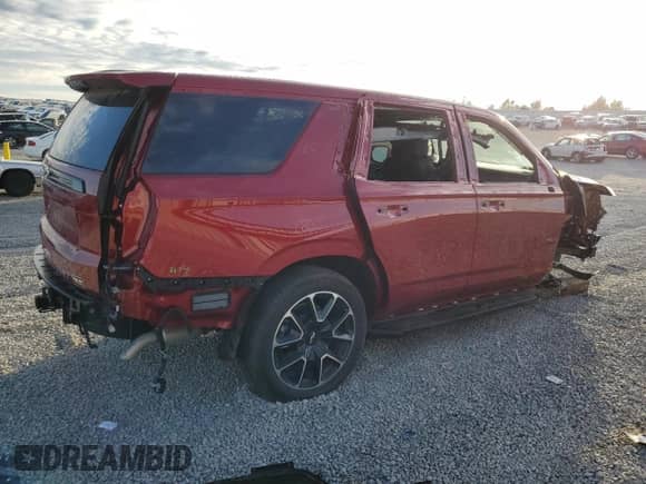 2024 Chevrolet Tahoe RST с VIN 1GNSKRKDXRR256573, выставлен на аукционе Copart как лот 80045254 с пробегом 8 044 миль миль и Списание • Salvage title. История ставок и продаж доступна на DreamBid. Изображение 3.