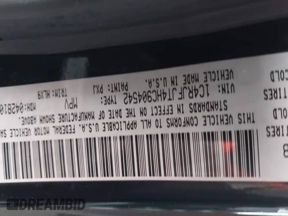 2017 Jeep Grand Cherokee Summit с VIN 1C4RJFJT4HC904542, выставлен на аукционе IAAI как лот 41569961 с пробегом 202 940 миль миль и . История ставок и продаж доступна на DreamBid. Изображение 9.