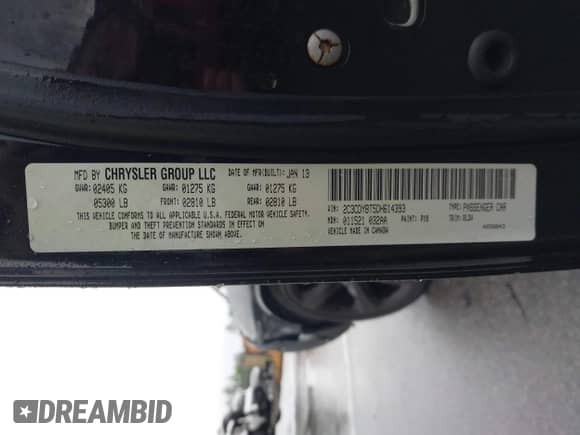 2013 Dodge Challenger R/T с VIN 2C3CDYBT5DH614393, выставлен на аукционе IAAI как лот 42855411 с пробегом 156 283 миль миль и . История ставок и продаж доступна на DreamBid. Изображение 9.