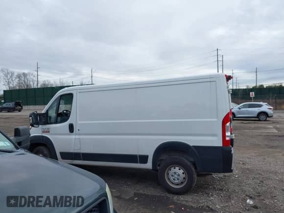 2021 Ram ProMaster Cargo with VIN 3C6LRVAGXME559894, listed as a IAAI auction lot 41709783 with 94,750 mi miles and . Bid and sale history available at DreamBid. Image 14.