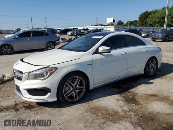 2014 Mercedes-Benz CLA 45 AMG с VIN WDDSJ5CB0EN124107, выставлен на аукционе Copart как лот 68387945 с пробегом 135 565 миль миль и Списание • Salvage title. История ставок и продаж доступна на DreamBid. Изображение 1.