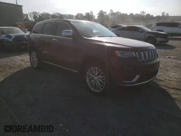 2018 Jeep Grand Cherokee Summit with VIN 1C4RJFJT2JC144181, listed as a Copart auction lot 62575315 with 88,995 mi miles and Salvage title. Bid and sale history available at DreamBid. Image 14.