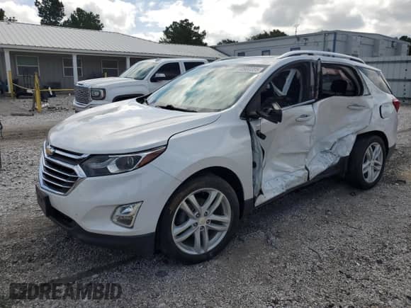 2018 Chevrolet Equinox Premier with VIN 2GNAXMEV6J6154532, listed as a Copart auction lot 70900395 with Not provided miles and Salvage title. Bid and sale history available at DreamBid. Image 1.