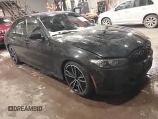 2023 BMW 3 Series 330i xDrive with VIN 3MW89FF08P8D12308, listed as a IAAI auction lot 41152516 with 24,649 mi miles and . Bid and sale history available at DreamBid. Image 1.