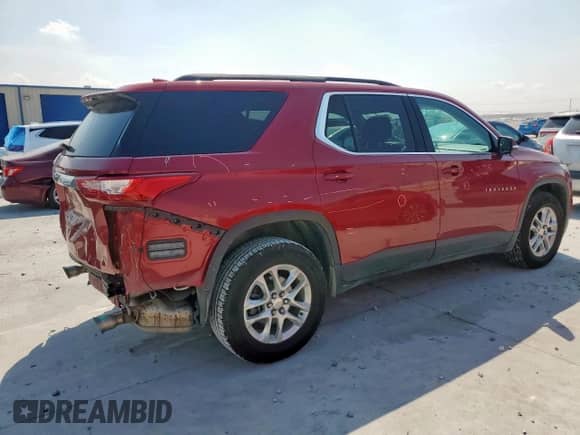 2021 Chevrolet Traverse LT Cloth z VIN 1GNERGKW3MJ179678, wystawiony jako Copart lot #81684605 z przebiegiem 62 479 mil mil oraz Szkoda całkowita • Salvage title. Historia ofert i sprzedaży dostępna na DreamBid. Obrazek 3.
