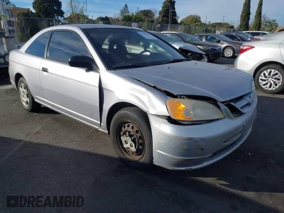 2002 Honda Civic with VIN 1HGEM21292L042403, listed as a IAAI auction lot 41253054 with 95,053 mi miles and . Bid and sale history available at DreamBid. Image 1.