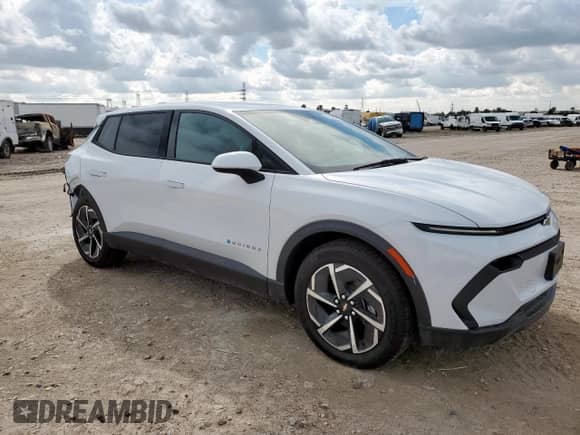 2025 Chevrolet Equinox EV LT1 w/PCY с VIN 3GN7DMRP9SS225563, выставлен на аукционе Copart как лот 81294605 с пробегом 987 миль миль и Списание • Salvage title. История ставок и продаж доступна на DreamBid. Изображение 4.