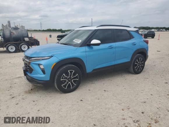 2025 Chevrolet TrailBlazer ACTIV с VIN KL79MVSL3SB117530, выставлен на аукционе Copart как лот 54092025 с пробегом 2 212 миль миль и Списание • Salvage title. История ставок и продаж доступна на DreamBid. Изображение 1.