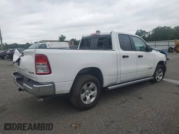 2023 Ram 1500 Big Horn with VIN 1C6SRFBT8PN535560, listed as a Copart auction lot 67933905 with 50,488 mi miles and Non repairable. Bid and sale history available at DreamBid. Image 3.