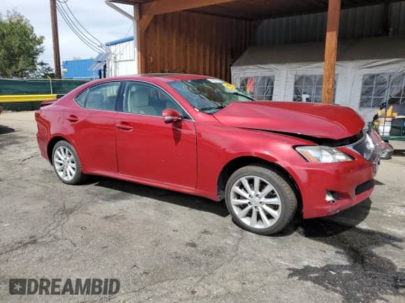 2010 Lexus IS 250 z VIN JTHCF5C22A5036717, wystawiony jako Copart lot #81507645 z przebiegiem Nie podano mil oraz Nie do naprawy • Non repairable. Historia ofert i sprzedaży dostępna na DreamBid. Obrazek 4.