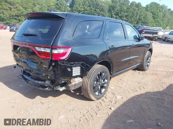 2025 Dodge Durango GT with VIN 1C4RDJDG4SC532894, listed as a IAAI auction lot 42863935 with 10,706 mi miles and . Bid and sale history available at DreamBid. Image 4.