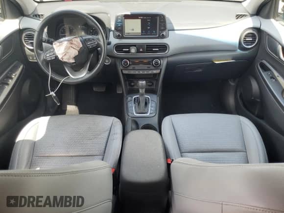 2021 Hyundai Kona Ultimate with VIN KM8K53A52MU643966, listed as a Copart auction lot 61364645 with 23,431 mi miles and Salvage title. Bid and sale history available at DreamBid. Image 8.