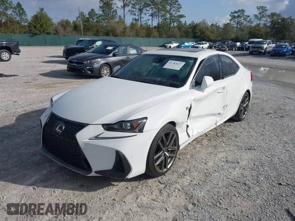 2020 Lexus IS 300 F Sport with VIN JTHGA1D28L5101614, listed as a IAAI auction lot 41783627 with 66,400 mi miles and . Bid and sale history available at DreamBid. Image 2.