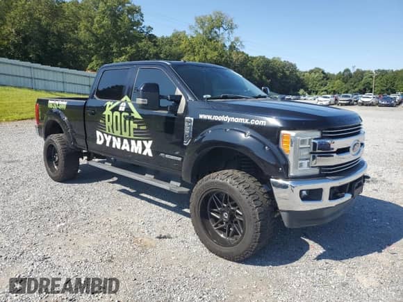 2017 Ford F-250 Lariat with VIN 1FT7W2BT9HEB25058, listed as a Copart auction lot 69960395 with 180,917 mi miles and Salvage title. Bid and sale history available at DreamBid. Image 4.