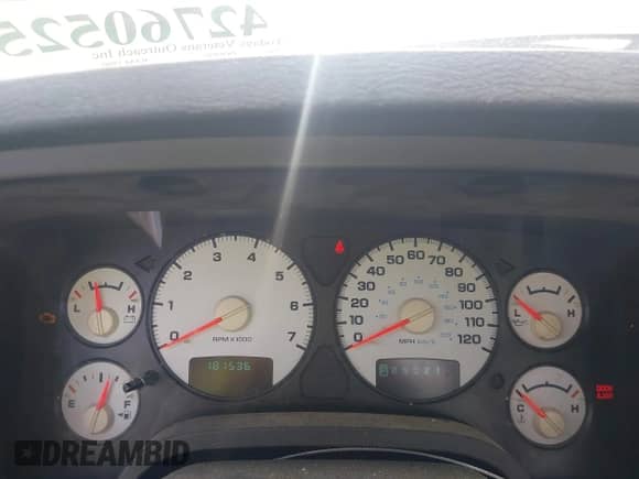 2003 Dodge 1500 ST with VIN 1D7HA16K13J660180, listed as a IAAI auction lot 42760525 with 181,536 mi miles and . Bid and sale history available at DreamBid. Image 7.