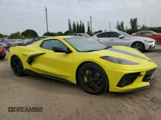 2022 Chevrolet Corvette 3LT z VIN 1G1YC3D4XN5100893, wystawiony jako Copart lot #61994414 z przebiegiem Nie podano mil oraz Szkoda całkowita • Salvage title. Historia ofert i sprzedaży dostępna na DreamBid. Obrazek 4.