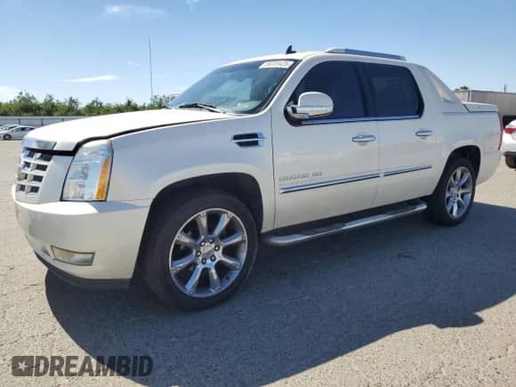2012 Cadillac Escalade EXT Luxury with VIN 3GYT4MEF8CG165987, listed as a Copart auction lot 58089425 with 66,445 mi miles and Salvage title. Bid and sale history available at DreamBid. Image 1.