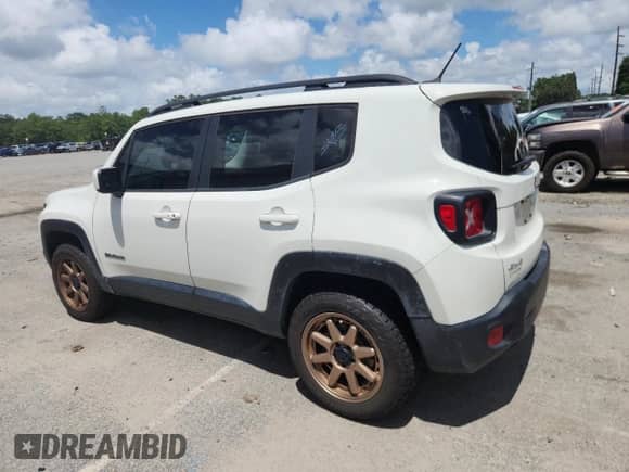 2017 Jeep Renegade Latitude with VIN ZACCJBBB1HPE86568, listed as a Copart auction lot 65138465 with 145,618 mi miles and Salvage title. Bid and sale history available at DreamBid. Image 2.